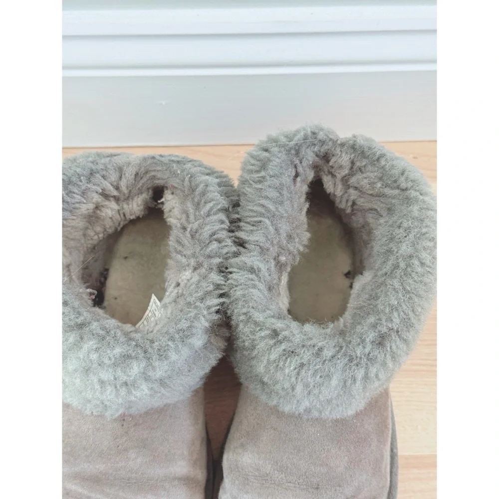 Ugg Mini Fluff Boots in Gray